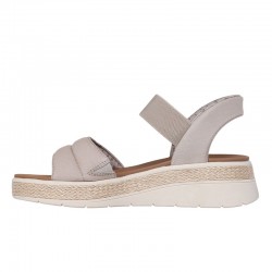 Sandalias Planas Skechers 114413 Mujer Taupe