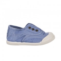 Zapatillas Lona Ba Natural World 4520e Niña Celeste