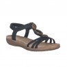 Sandalias Planas Zapp 26676 Mujer Negro
