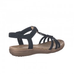 Sandalias Planas Zapp 26676 Mujer Negro