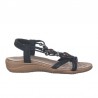 Sandalias Planas Zapp 28685 Mujer Negro