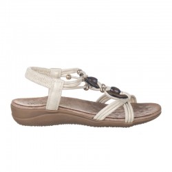 Sandalias Planas Zapp 28685 Mujer Oro