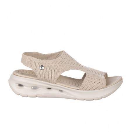 Sandalias Planas Zapp 28655 Mujer Beig