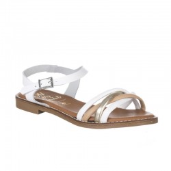 Sandalias Planas Oh My Sandals 5574 Mujer Blanco