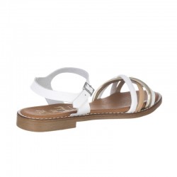Sandalias Planas Oh My Sandals 5574 Mujer Blanco