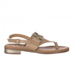 Sandalias Planas Oh My Sandals 5585 Mujer Taupe