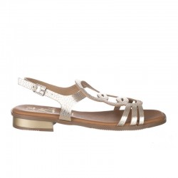 Sandalias Planas Oh My Sandals 5593 Mujer Oro