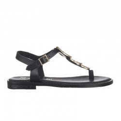Sandalias Planas Oh My Sandals 5768 Mujer Negro