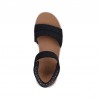 Sandalias Planas Skechers 114413 Mujer Negro