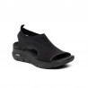 Sandalias Planas Skechers 119236 Mujer Negro-negro