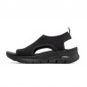 Sandalias Planas Skechers 119236 Mujer Negro-negro