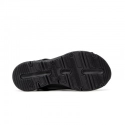 Sandalias Planas Skechers 119236 Mujer Negro-negro