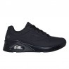 Sneakers Skechers Work: Uno Sr Mujer Negro-negro