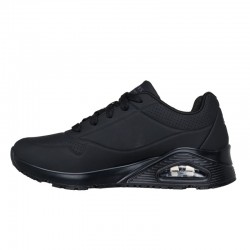 Sneakers Skechers Work: Uno Sr Mujer Negro-negro