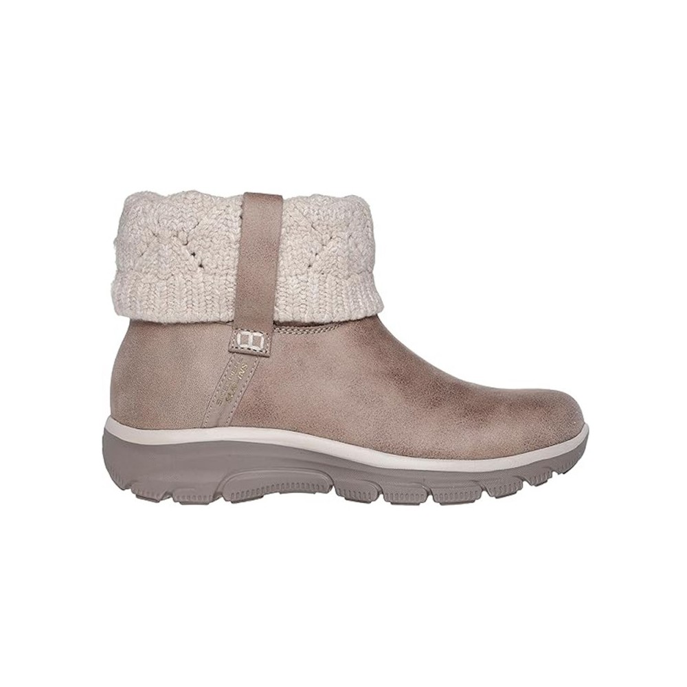 Botines Planos Skechers Skechers Slip-ins Relaxed Fit Mujer Taupe