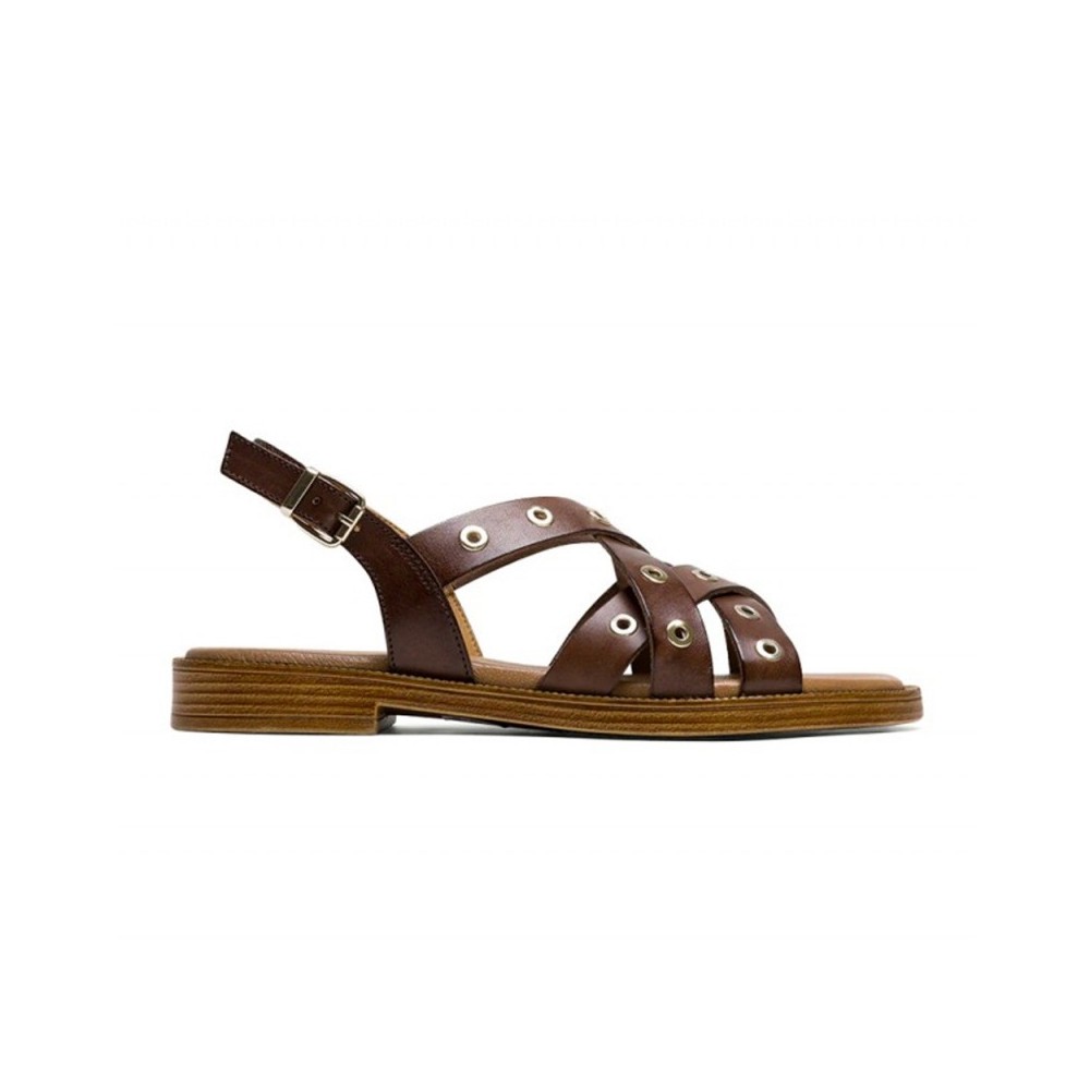 Sandalias Planas Porronet 3125 Mujer Moka