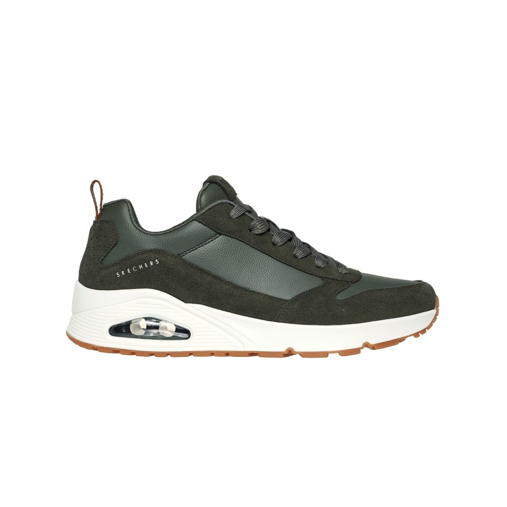 Sneakers Skechers Uno Hombre Kaki
