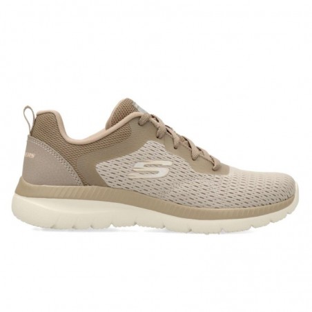 Sneakers Skechers Bountiful-quick Path Mujer Taupe