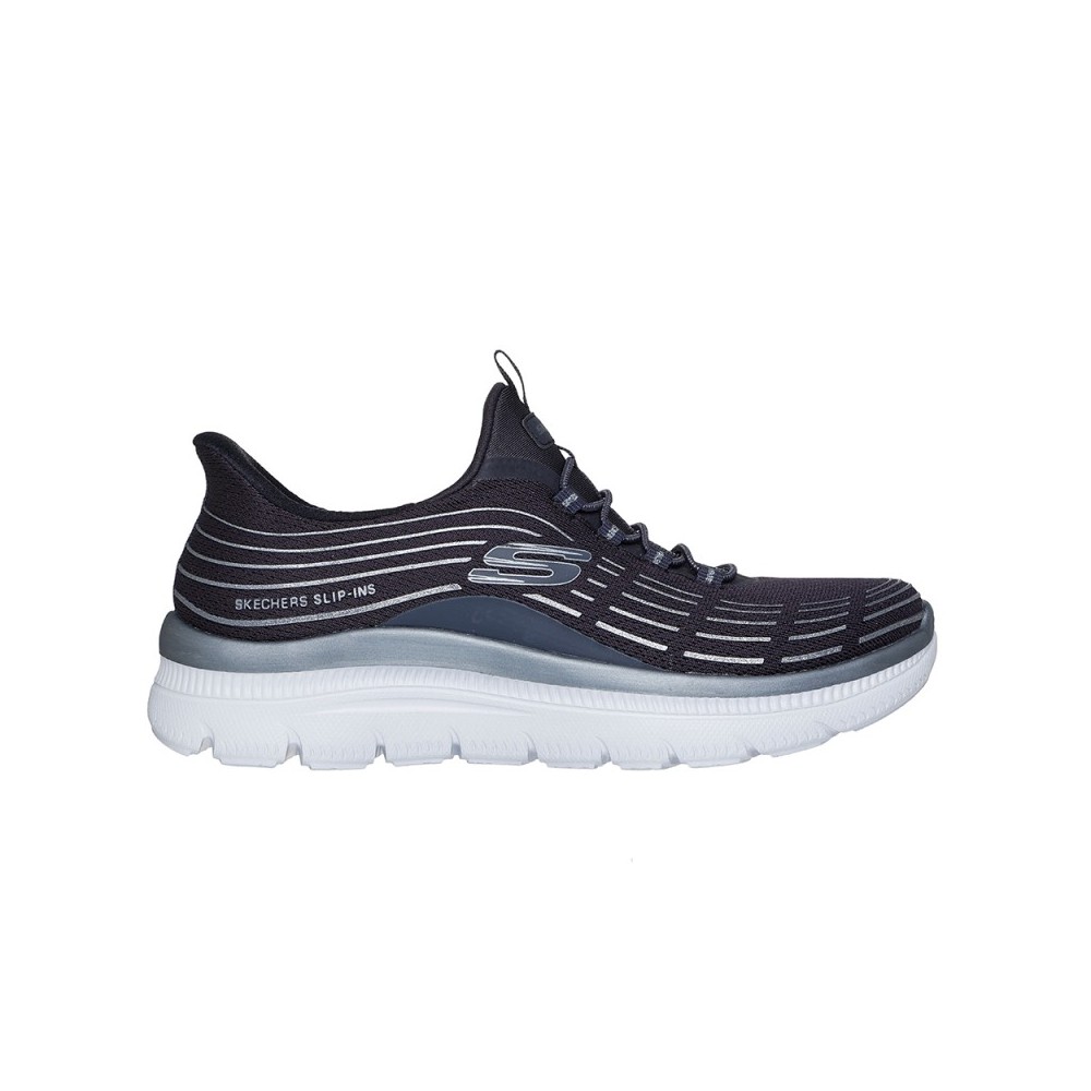 Sneakers Skechers Summits Plus - Soft Luster Mujer Gris