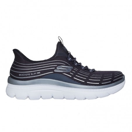 Sneakers Skechers Summits Plus - Soft Luster Mujer Gris