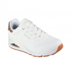 Sneakers Skechers Uno - Jungle Nite Mujer Blanco
