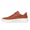 Sneakers Skechers Court Break-double Vented Hombre Cuero
