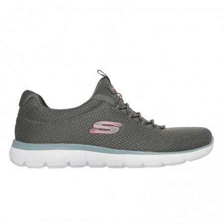 Sneakers Skechers Summit-summer Blush Mujer Verde