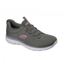Sneakers Skechers Summit-summer Blush Mujer Verde