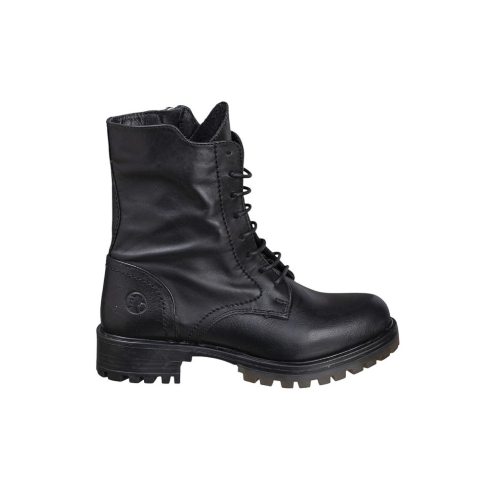 Botines Planos Coronel Tapiocca C380 Mujer Negro