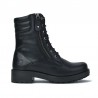 Botines Planos Coronel Tapiocca C374 Mujer Negro