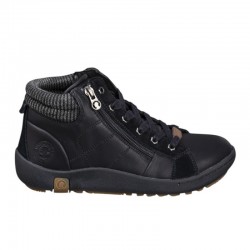 Botines Planos Coronel Tapiocca T701 Mujer Negro