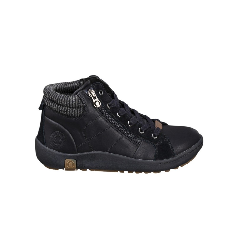 Botines Planos Coronel Tapiocca T701 Mujer Negro