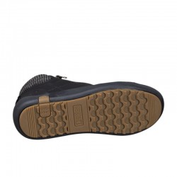 Botines Planos Coronel Tapiocca T701 Mujer Negro