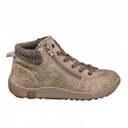 Botines Planos Coronel Tapiocca T701 Mujer Beig