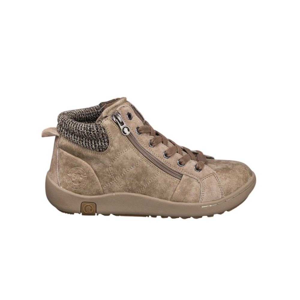 Botines Planos Coronel Tapiocca T701 Mujer Beig