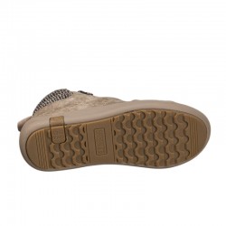Botines Planos Coronel Tapiocca T701 Mujer Beig