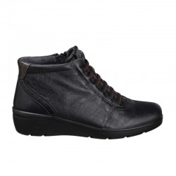 Botines Planos Laura Azaña 26847 Mujer Negro