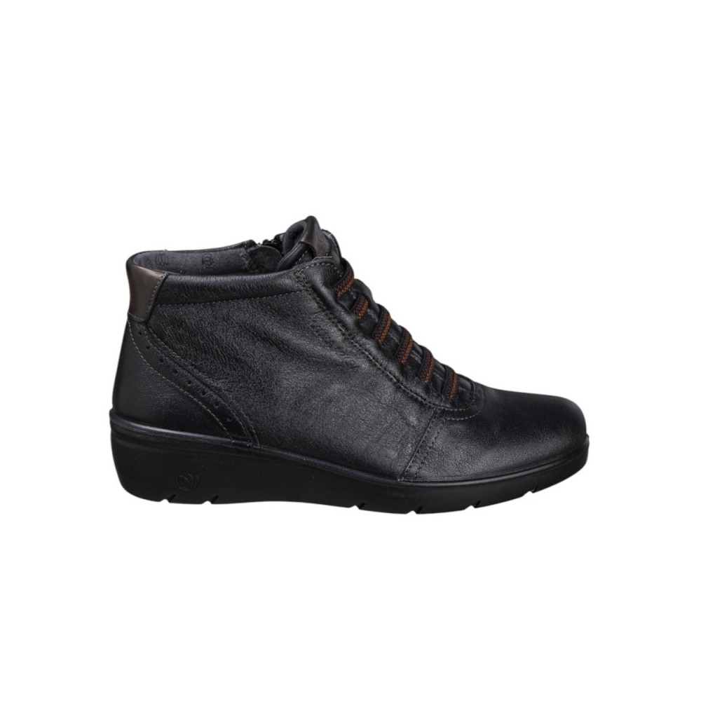 Botines Planos Laura Azaña 26847 Mujer Negro
