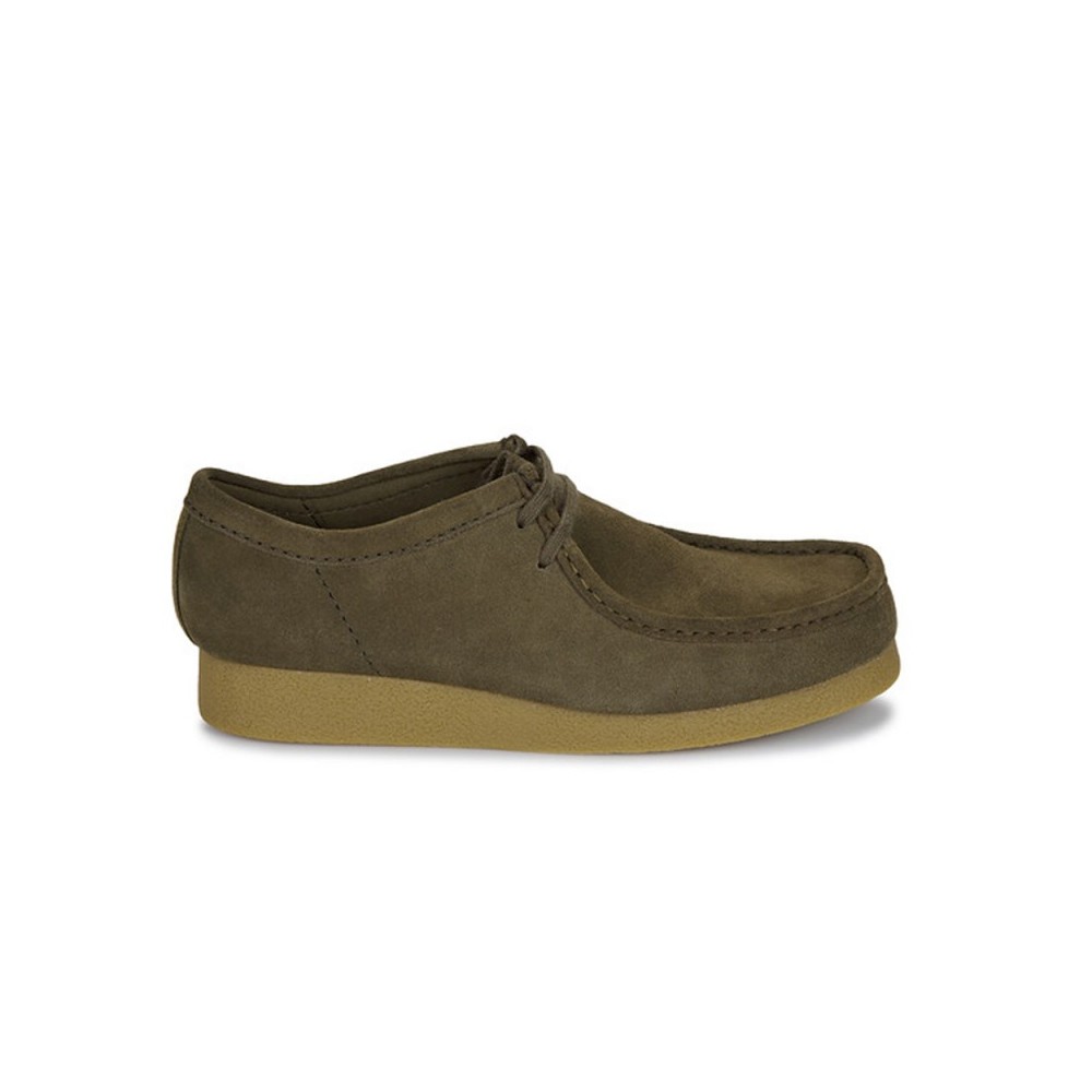 Zapatos de Sport Clarks Wallabee Evo Hombre Kaki