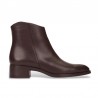 Botines de tacón Wonders D1801 Mujer Marron