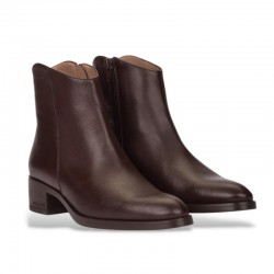 Botines de tacón Wonders D1801 Mujer Marron