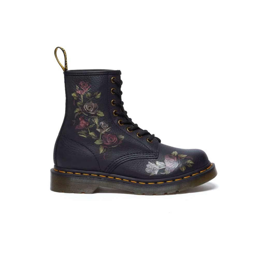 Botas Planas Dr. Martens 1460 Smooth Mujer Negro