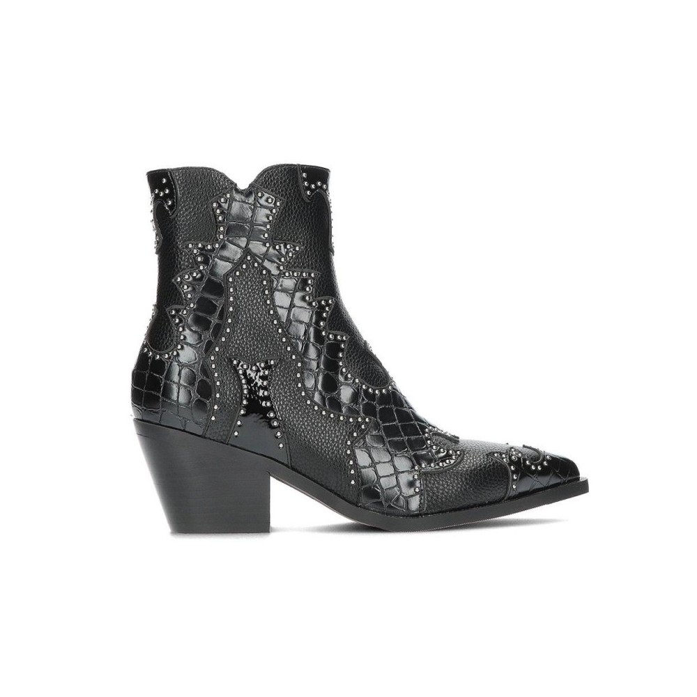 Botines de tacón Noa Harmon Miranda Mujer Negro
