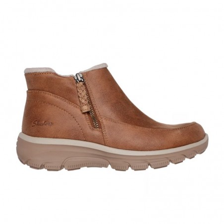 Botines Planos Skechers Relaxed Fit: Easy Going - Intl Mujer Cuero
