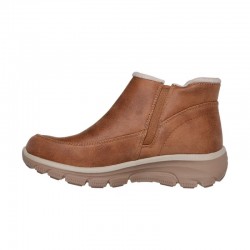Botines Planos Skechers Relaxed Fit: Easy Going - Intl Mujer Cuero