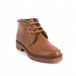 Botines Planos Pitillos 10777 Mujer Cuero