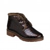 Botines Planos Pitillos 10773 Mujer Marron