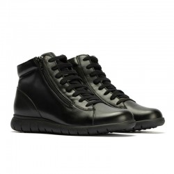 Botines Planos Pitillos 20214 Mujer Negro