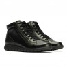 Botines Planos Pitillos 20214 Mujer Negro