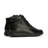 Botines Planos Pitillos 20214 Mujer Negro